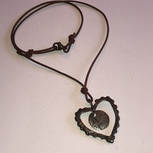 Jes MaHarry Sterling Silver Initial C I Love You Heart Pendant Necklace - Picture 8 of 9